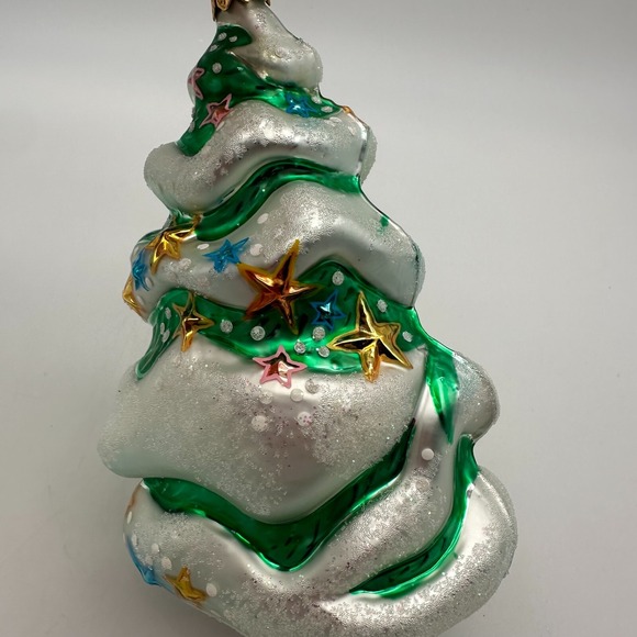 1996 CHRISTOPHER RADKO DISNEY GALLERY TINKER BELL 6.5" ORNAMENT CHRISTMAS TREE - Picture 9 of 16